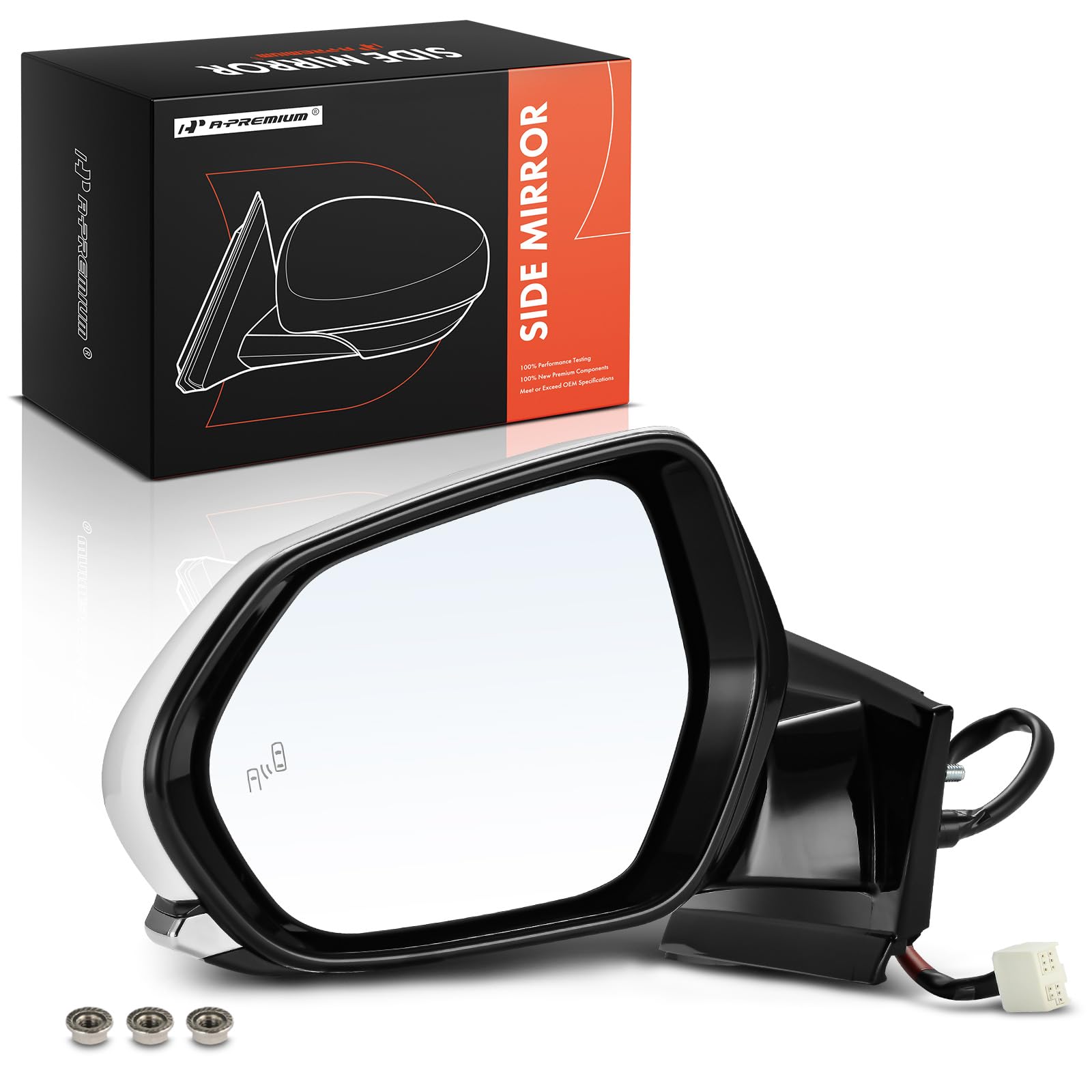A-Premium Driver Side Power Door Mirror Compatible with Toyota